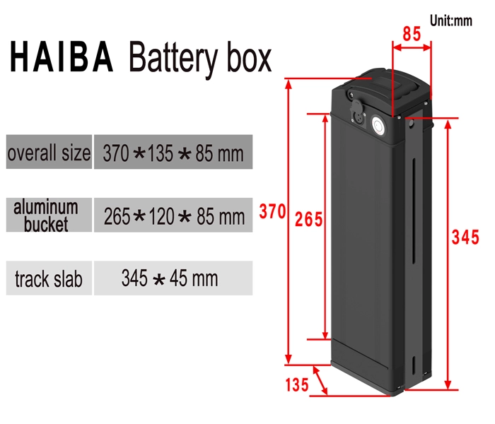Electric bicycle battery shell