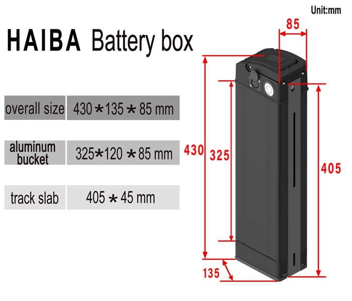 Electric bicycle battery shell