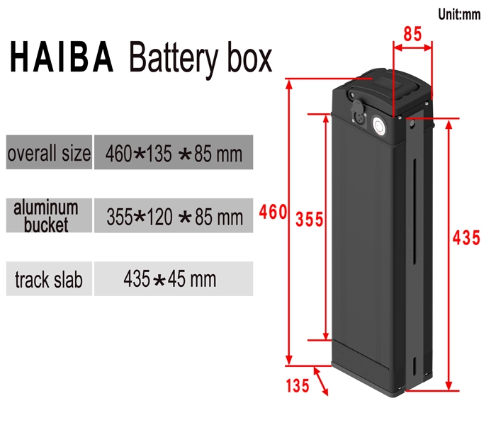 Electric bicycle battery shell