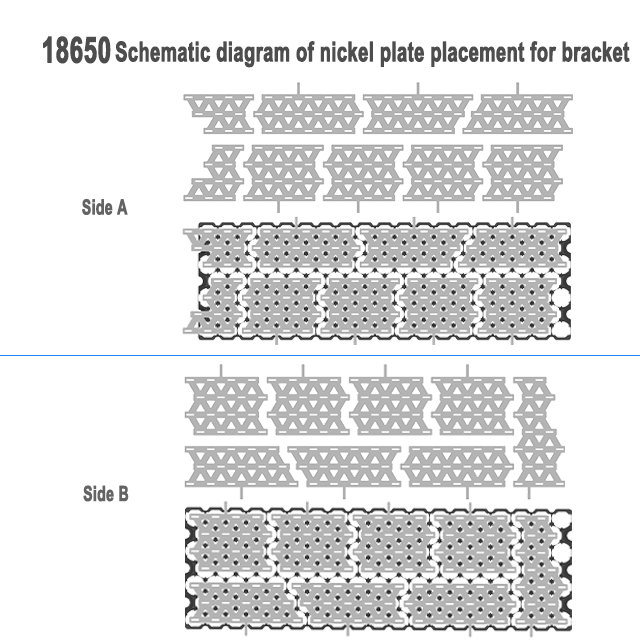 18650 Lithium Battery Bracket